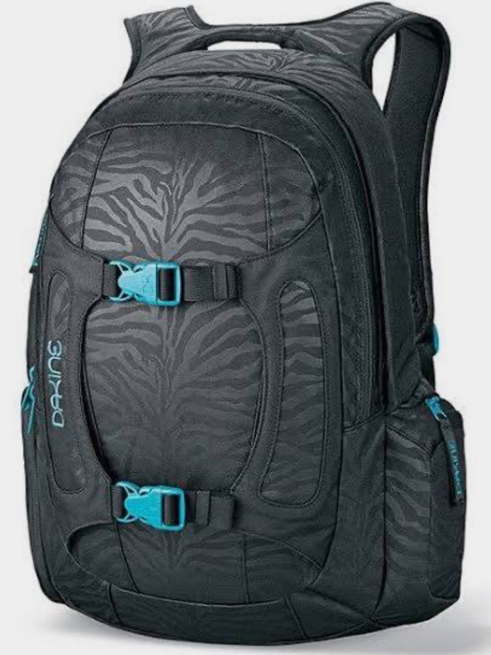 DAKINE Mission 25L Black Subtle Zebra Print Outdoor Backpack